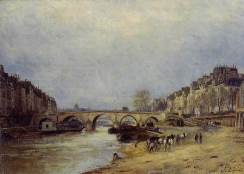 Stanislas Lepine : The Saine at Pont Marie